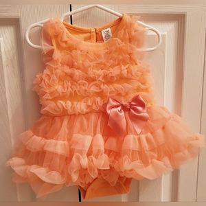 Coral Tutu Dress